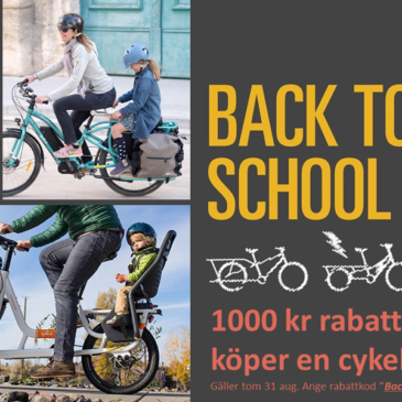 Skolstart med lastcykel