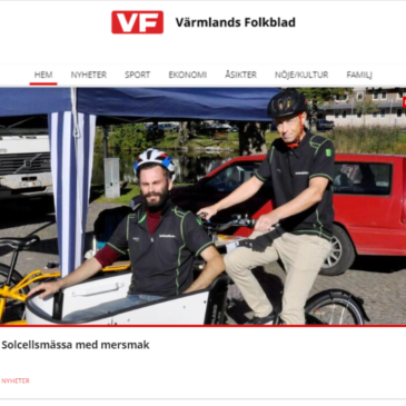 Värmlands folkblad: artikel om oss … och lite annat