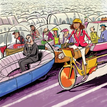 The Vehicle of the Future Has Two Wheels, Handlebars, and Is a Bike