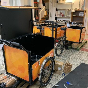 Cyklar på gång till förskolor